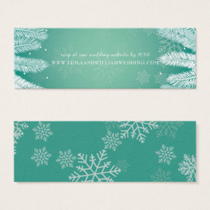 RSVP do site do Casamento no inverno Elegante