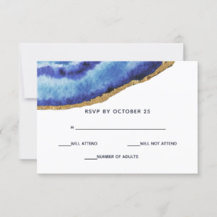 Rsvp dos convites do casamento da ágata da porca