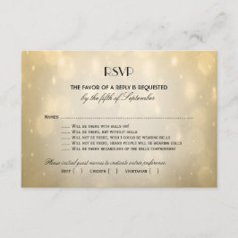 RSVP Dourado Bokeh