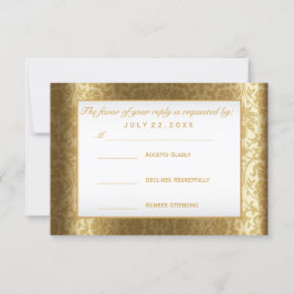 RSVP Dourado Damask e White