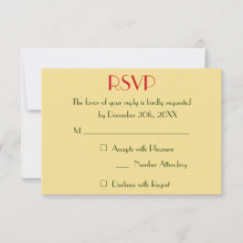 RSVP Dourado Faux de Casamento de Natal de Férias 