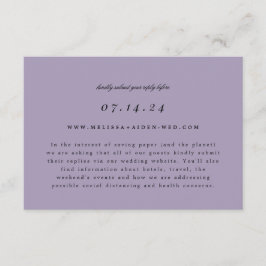 RSVP e Cartão de Informações Online de Casamento d