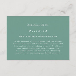 RSVP e Cartão de Informações Online de Casamento d