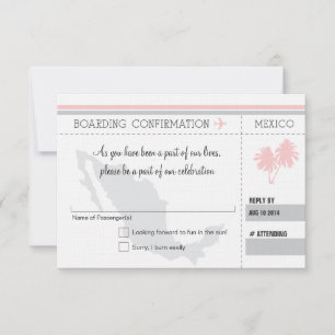 RSVP Embarcar Passagem Para O MÉXICO