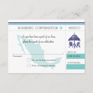 RSVP Embarcar Passagem Para O México