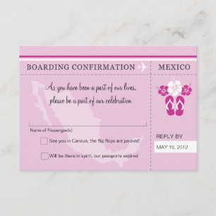 RSVP Embarque Passe Para O MÉXICO