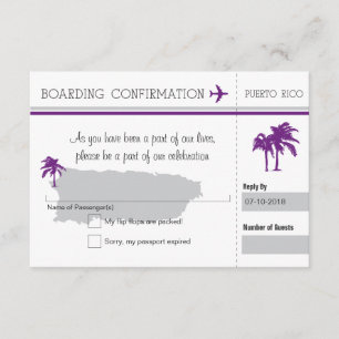 RSVP Embarque Passe Para Porto Rico