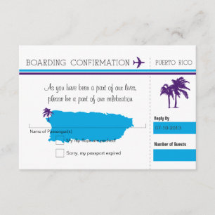 RSVP Embarque Passe Para Porto Rico
