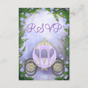 RSVP Encantada de Carruagem Princesa Roxo