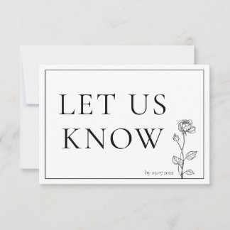 RSVP Eterno Bloom com menu