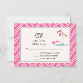 RSVP Fabuloso de Diversão Flamingo Rosa