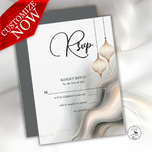 RSVP Flair Arábico Dourado Exótico