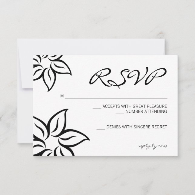 RSVP | Flor |branco (Frente)