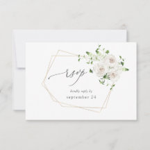 RSVP Floral Branco com Refeição
