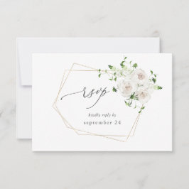 RSVP Floral Branco com Refeição