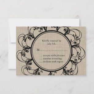 RSVP floral na serapilheira