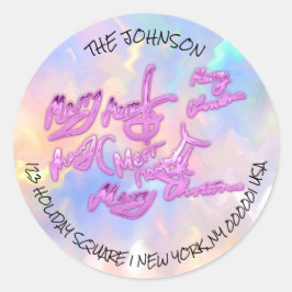 RSVP Holograp de Etiqueta de Endereço de Devolução