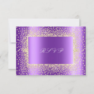 RSVP Krystal Dourado Ametist Puro e brilhante