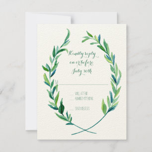 RSVP Laurel Wreath Olive Leaf Branch Modern Simple