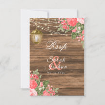 RSVP - Madeira, Lanternas e Flor de Coral