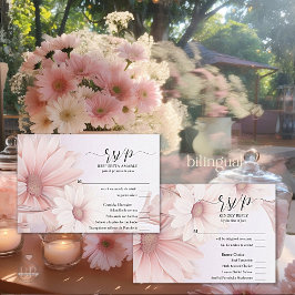 RSVP Margarita rosa elegante