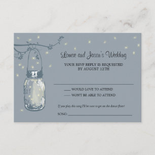 RSVP Mason Jar Wedding