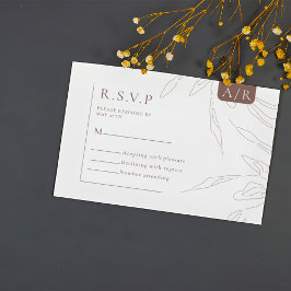 RSVP Minimalista de Abstrato Elegante