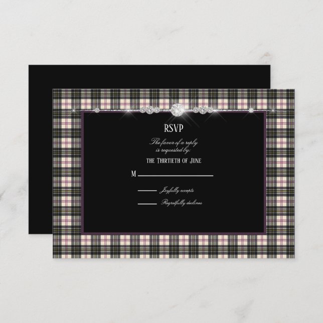 RSVP Moderno do MacPherson Dress (Frente/Verso)