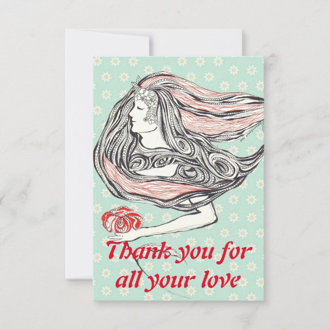 RSVP Obrigado de cartão (Frente)