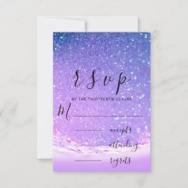 RSVP Oceano Roxo Ondas Azuis Casamento na Praia