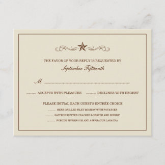 RSVP Ocidental esbranquiçado e castanho (COM ITENS
