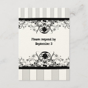 Rsvp ocidental velho gasto com envelopes