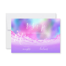 RSVP Onda Pastel Rosa-Rosa-Atum-do-Oceano Tropical