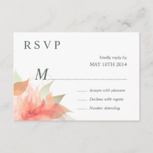 RSVP Orange Ice Floral 2 - Simples