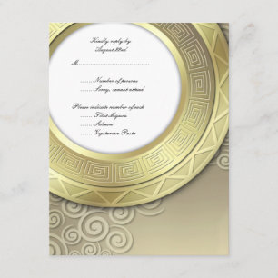 RSVP para a recepção/convite do comensal