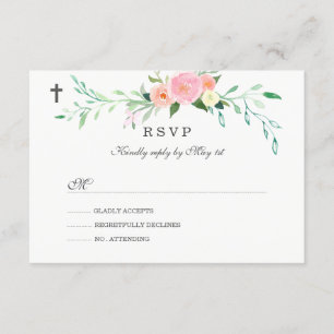 RSVP para Batismo Floral Doce