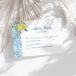 RSVP para Casamento de Limão Mediterrâneo