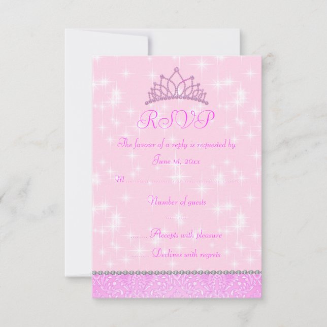 RSVP Princesa Rosa Sparkle (Frente)