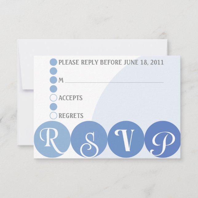 RSVP R.s.v.p. Cartão (Frente)