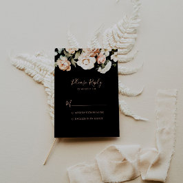 RSVP Real Floral Negro