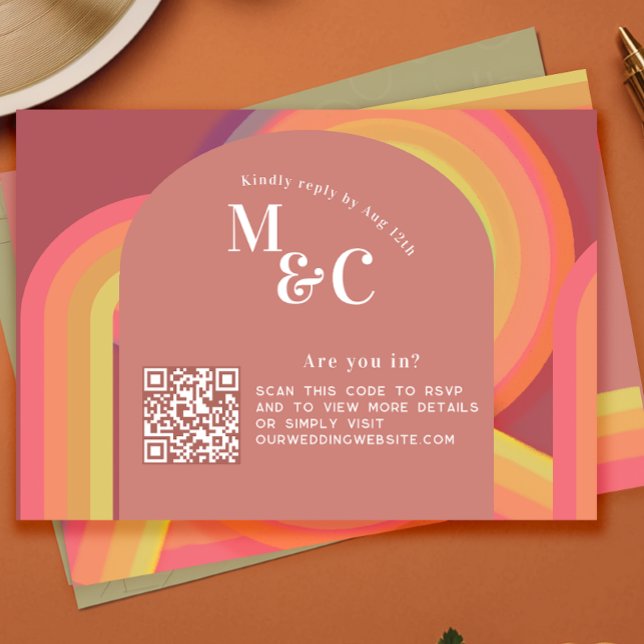 RSVP Retroativo com código QR (Criador carregado)