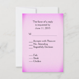 RSVP Rosa com Menu