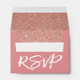 RSVP Rosa Dourado rosa com Sparkle e Glitter