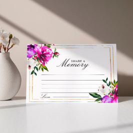 RSVP Rosa Roxo e Funeral Verde Compartilham um Cartão d