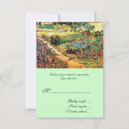 RSVP RSVP, cartão de resposta, van Gogh