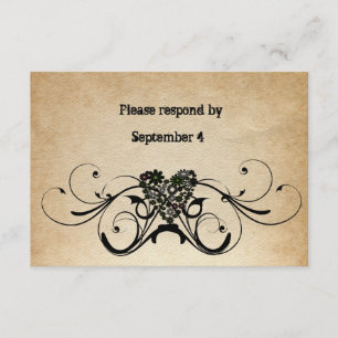 RSVP Russo Shabby com envelopes.