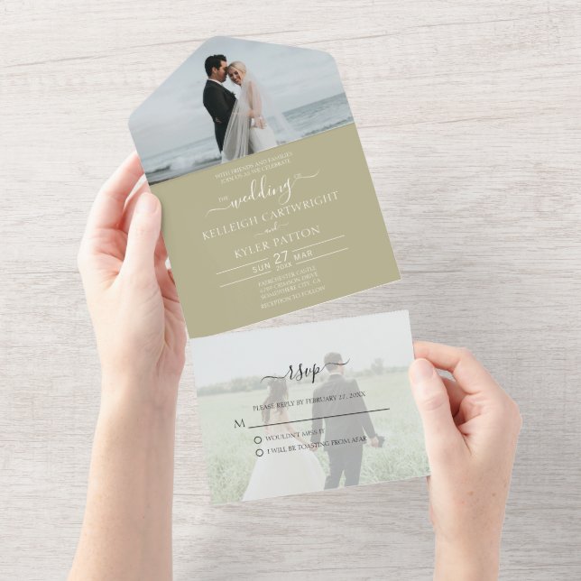 RSVP Sage Green All in One Weditation (Aba destacável)