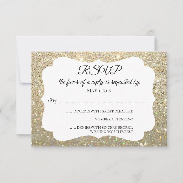 RSVP Seu Folheto do Dia Dourado (Frente)