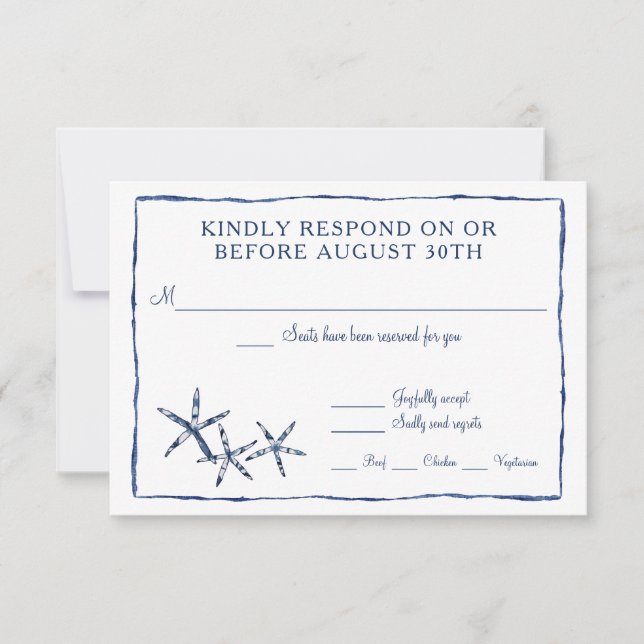 RSVP Shibori Kumo Aquarela Praia Estrela-do-Mar (Frente)