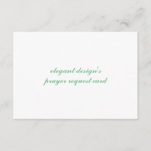 RSVP solicitação de oração de cartão plano de conv